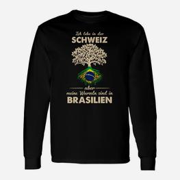 Brasilien Meine Wurzeln Langarmshirts - Seseable