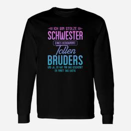 Ich Bin Stolze Schwester Langarmshirts - Seseable