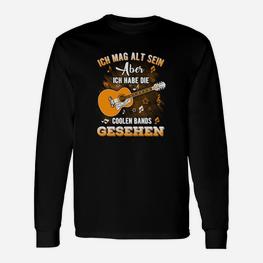 Ich Habe Die Coolen Bands Gitarre Langarmshirts - Seseable