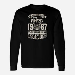 Lebensbeginn mit 50 T Langarmshirts, 1967 Legenden Edition für Geburtstag - Seseable