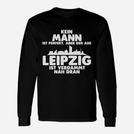 Leipzig Stolz Herren Langarmshirts - Fast Perfekter Mann aus Leipzig - Seseable