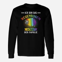 Lgbt Gaypride Ich Bin Das Regenbogen Schaf Der Familie Langarmshirts - Seseable