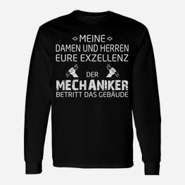 Mechaniker Langarmshirts mit Witzigem Spruch, Herren Lustige Berufs-Tees - Seseable