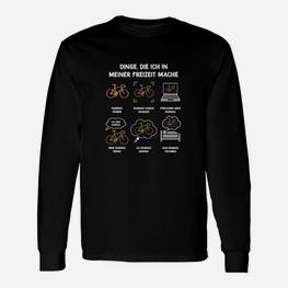 Meine Freizeit V2 2 Fahrrad Langarmshirts - Seseable
