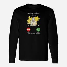 Meine Katze Ruft An Cats Langarmshirts - Seseable