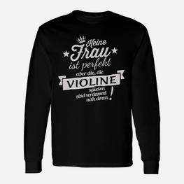 Schnelle Perfektion Violine Spielen Langarmshirts - Seseable