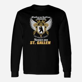 St Gallen Schweiz Shirt Langarmshirts - Seseable