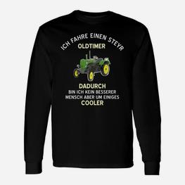 Steyr Oldtimer Traktor Langarmshirts für Liebhaber - Seseable