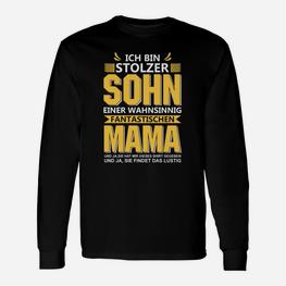 Stolzer Sohn Fantastische Mama Langarmshirts, Perfekt für Muttertag - Seseable