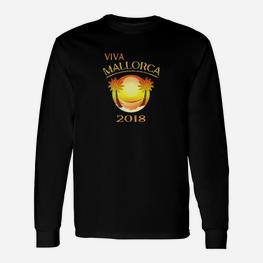 Viva Mallorca Malle Party Urlaub Langarmshirts - Seseable