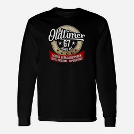 Zum 67 Geburtstag Oldtimer 67 Jahre Langarmshirts - Seseable