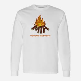 Lagerfeuer-Abenteuer Herren Langarmshirts Martoms Outdoor-Design - Seseable