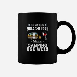 Camping und Wein Tassen für Frauen, Outdoor Liebhaber Tee - Seseable