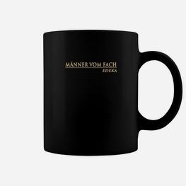 Edeka Männer vom Fach Schwarzes Tassen, Humorvoll für Handwerker - Seseable