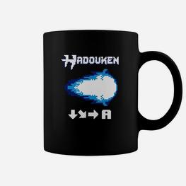 Hadouken Pixel Art Nur Hier Tassen - Seseable