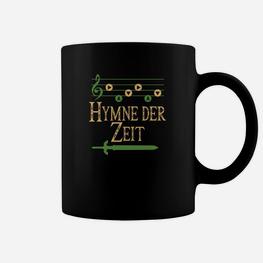 Klassisches Musiknoten-Tassen 'Hymne der Zeit', Retro Design für Musikliebhaber - Seseable