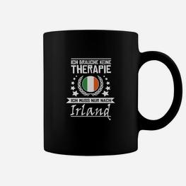 Lustiges Irland-Reiseliebhaber Tassen, Spruch Therapie Ersatz - Seseable