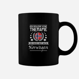 Norwegen-Therapie Lustiges Spruch Tassen, Outdoor Freizeit Tee - Seseable