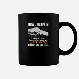 Opa & Enkelin Herz Tassen, Verbundenheit Familie Liebe Design - Seseable