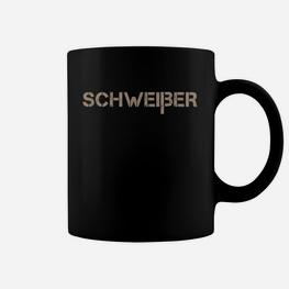 Schweißer Camouflage Text Design Schwarzes Tassen für Handwerker - Seseable