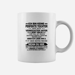 Personalisiertes Vater-Tochter Tassen, Spruch Design für Geburtstage - Seseable