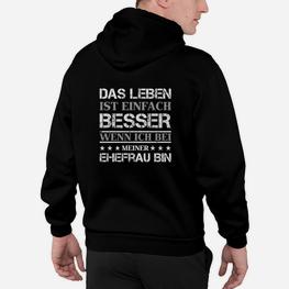 Liebeserklärung Hoodie für Ehemann, Valentinstag & Geburtstag - Seseable