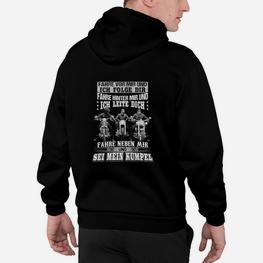 Sei Mein Kumpel Motorrader Hoodie - Seseable