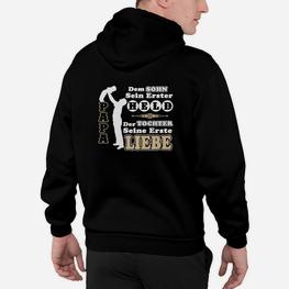 Vatertag Hoodie Sohn Erster Held, Tochter Erste Liebe, Hero Liebe Design - Seseable