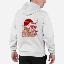 Retro Motorrad Sonnenuntergang Grafik Hoodie, Vintage Biker Design - Seseable