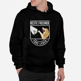 Beste Freunde Fürs Leben Golden Retriever Hoodie - Seseable