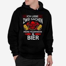 Feuerwehrmann Bierliebhaber Hoodie, Lustiges Design für Feuerwehr - Seseable