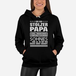 Stolzer Papa & Fantastischer Sohn Beziehung Hoodie, Familie Motiv - Seseable