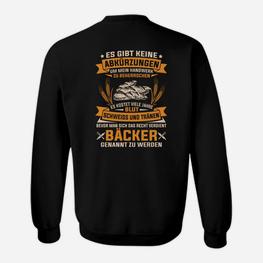 Inspirierendes Bäcker Sweatshirt mit Motivationsspruch, Backen Tee - Seseable