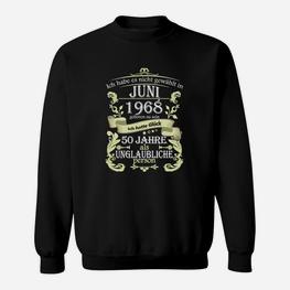 50 Jahre Unglaubliche Geschichten Sweatshirt – Jubiläumsausgabe Juni 1968 - Seseable