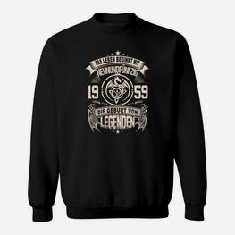 Geburtstag Sweatshirt Geburt von Legenden 1959 im Retro Vintage Design - Seseable