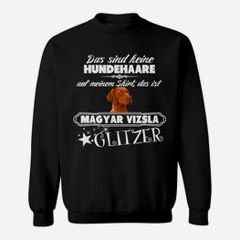 Magyar Vizsla Glitzer Sweatshirt für Hundeliebhaber - Seseable