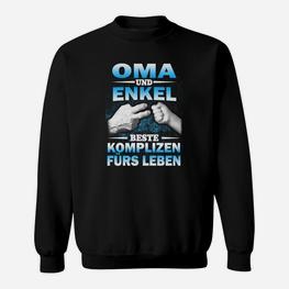 Oma und Enkel Sweatshirt, Beste Komplizen Lebenslang - Seseable