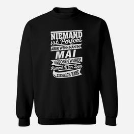 Perfektion im Mai Geburtstags-Sweatshirt, Lustige Mai-Geborene Kleidung - Seseable