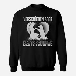 Verschieden Aber Beste Freunde Sweatshirt - Seseable