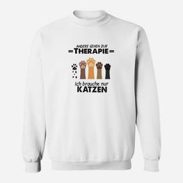 Andere Gehen Zur Therapie Cats Sweatshirt - Seseable