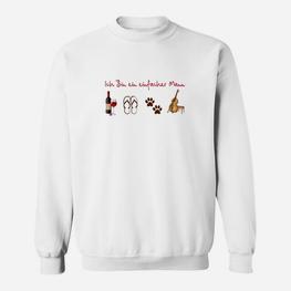 Ich Bin Ein Einfacher Mann Double Bass Sweatshirt - Seseable