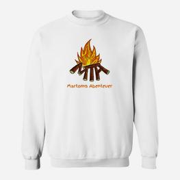 Lagerfeuer-Abenteuer Herren Sweatshirt Martoms Outdoor-Design - Seseable