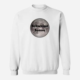 Schweine Sonne Sweatshirt, Witziges Sommer-Freizeitshirt - Seseable