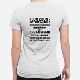 Flugzeug-Instandhaltungs- Frauen T-Shirt - Seseable