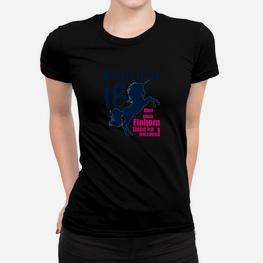 Endlich 18 Aber Mein Einhorn Frauen T-Shirt - Seseable