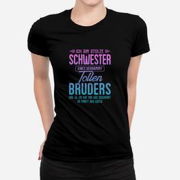 Ich Bin Stolze Schwester Frauen T-Shirt - Seseable