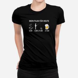 Lustiges Angler Angeln Und Bier Fischer Geschenk Frauen T-Shirt - Seseable