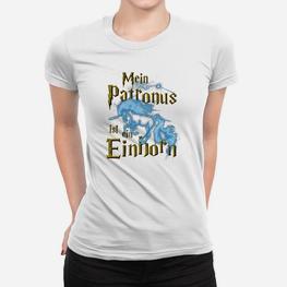 Mein Patronus Ist Ein Einhorn Frauen T-Shirt - Seseable