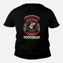 Fotografie Liebhaber Kinder Tshirt, Kreativer Spruch für Fotografen - Seseable