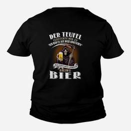 Ich bin der Sturm - Bring Bier Schwarzes Fun-Kinder Tshirt mit Spruch - Seseable